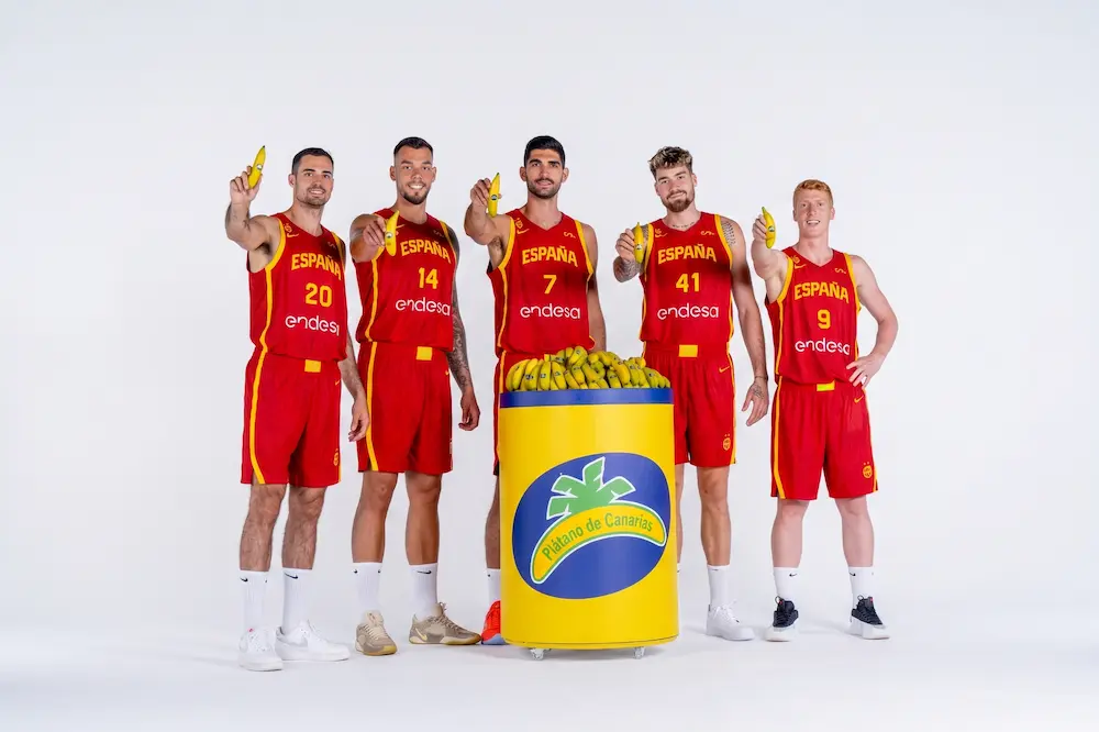 Selección Española de Baloncesto y Plátano de Canarias
